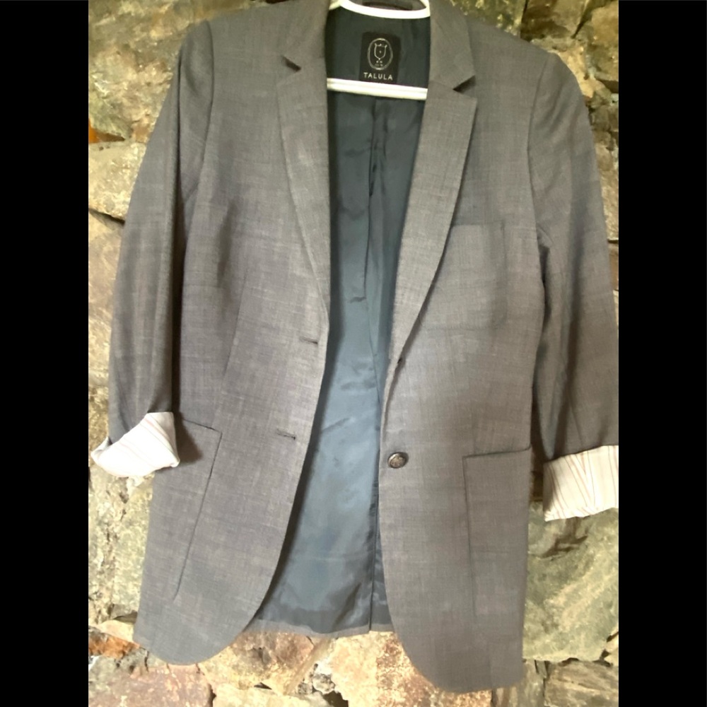 Talula from Aritzia grey blazer